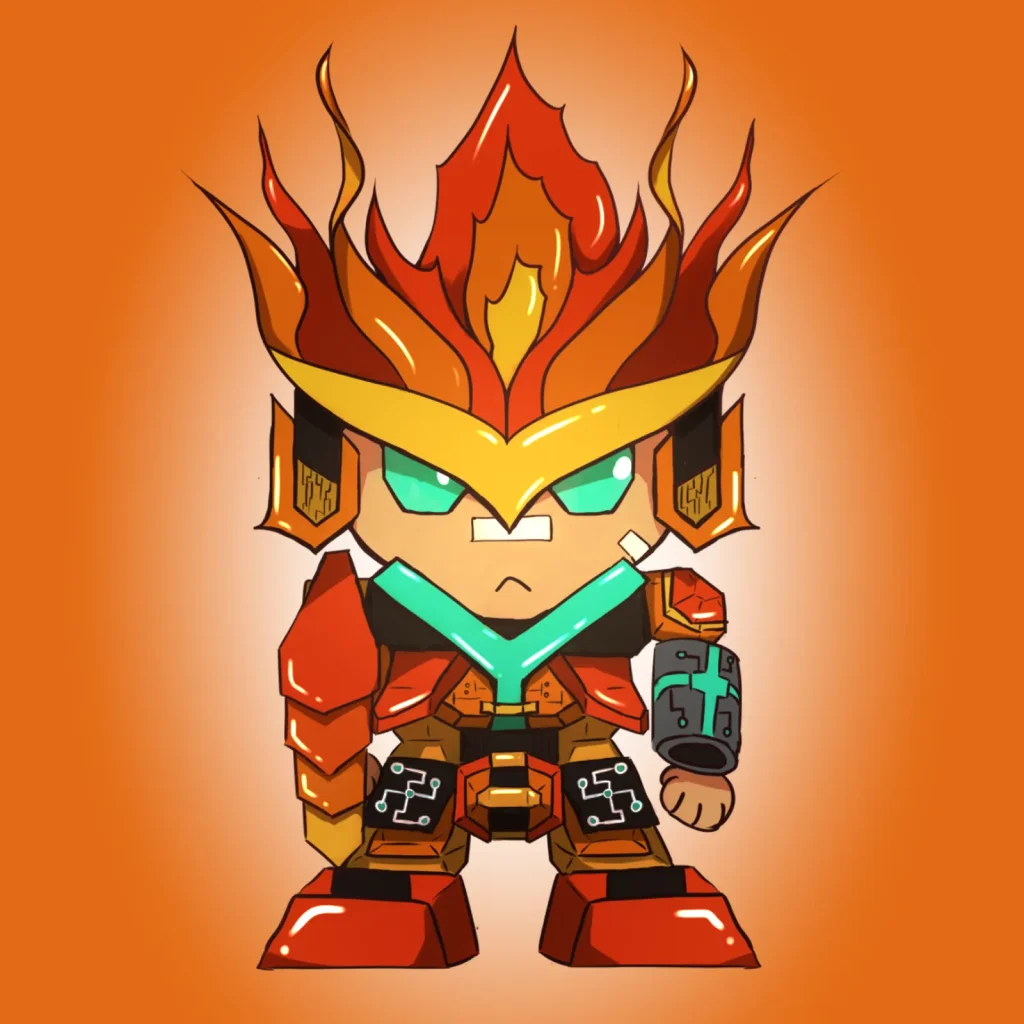 X2E‐HEROESのキャラクター
炎のHERO「フレア」