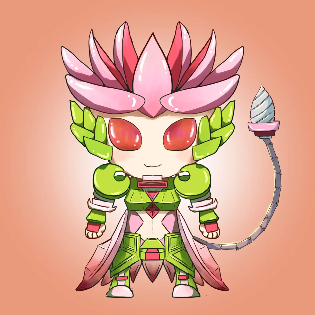 X2E‐HEROESのキャラクター
桜のHERO